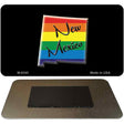 New Mexico State Outline Rainbow Novelty Metal Magnet M-6345