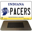 Pacers Indiana State License Plate Tag Novelty Magnet M-6365