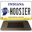 Hoosier Indiana State License Plate Tag Novelty Magnet M-6370