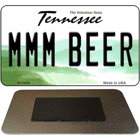 MMM Beer Tennessee State License Plate Tag Magnet M-6456