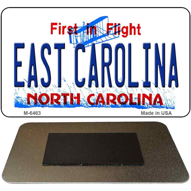 East Carolina State License Plate Tag Magnet M-6463