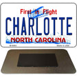 Charlotte North Carolina State License Plate Tag Magnet M-6464