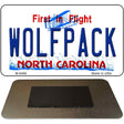 Wolfpack North Carolina State License Plate Tag Magnet M-6466