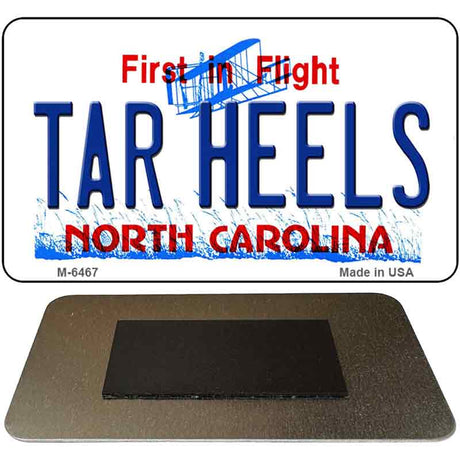 Tar Heels North Carolina State License Plate Tag Magnet M-6467