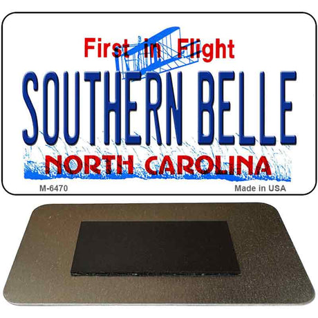 Southern Belle North Carolina State License Plate Tag Magnet M-6470