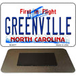 Greenville North Carolina State License Plate Tag Magnet M-6477