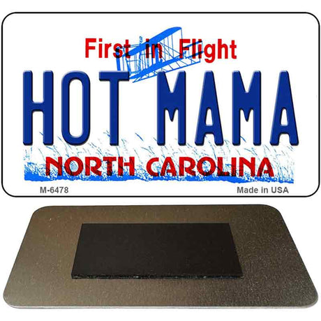 Hot Mama North Carolina State License Plate Tag Magnet M-6478