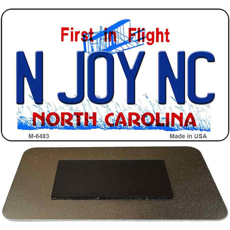 N Joy NC North Carolina State License Plate Tag Magnet M-6483