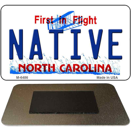 Native North Carolina State License Plate Tag Magnet M-6486