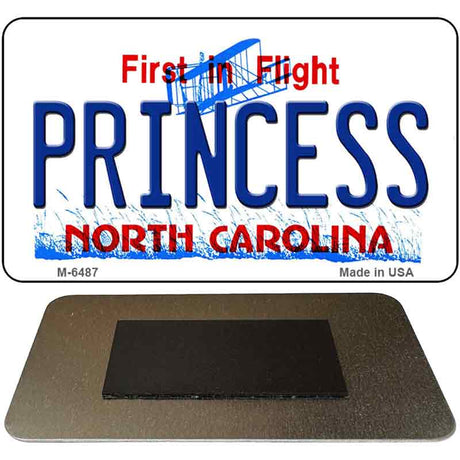 Princess North Carolina State License Plate Tag Magnet M-6487