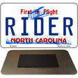 Rider North Carolina State License Plate Tag Magnet M-6500