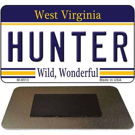 Hunter West Virginia State License Plate Tag Magnet M-6513