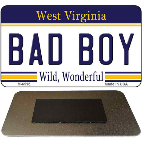 Bad Boy West Virginia State License Plate Tag Magnet M-6516