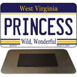 Princess West Virginia State License Plate Tag Magnet M-6518