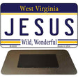 Jesus West Virginia State License Plate Tag Magnet M-6526