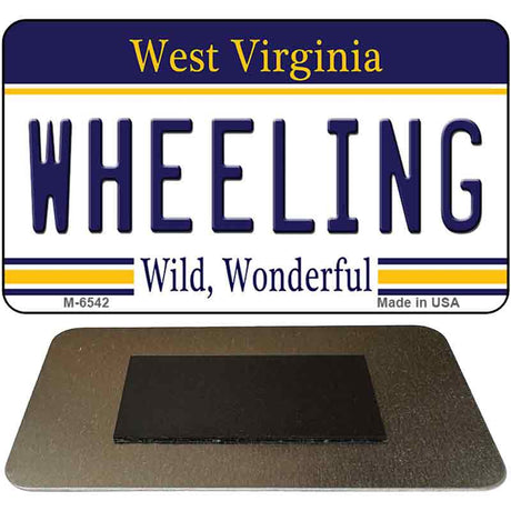 Wheeling West Virginia State License Plate Tag Magnet M-6542