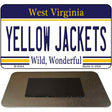 Yellow Jackets West Virginia State License Plate Tag Magnet M-6544