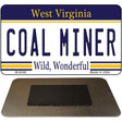 Coal Miner West Virginia State License Plate Tag Magnet M-6546