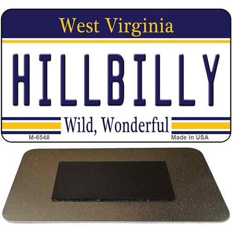 Hillbilly West Virginia State License Plate Tag Magnet M-6548