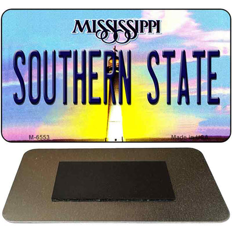 Southern State Mississippi State License Plate Tag Magnet M-6553