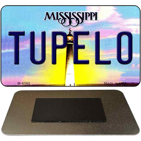 Tupelo Mississippi State License Plate Tag Magnet M-6560