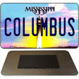 Columbus Mississippi State License Plate Tag Magnet M-6561