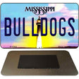 Bulldogs Mississippi State License Plate Tag Magnet M-6563