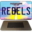 Rebels Mississippi State License Plate Tag Magnet M-6564