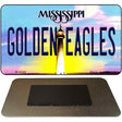 Golden Eagles Mississippi State License Plate Tag Magnet M-6569