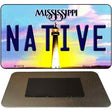 Native Mississippi State License Plate Tag Magnet M-6578