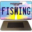 Fishing Mississippi State License Plate Tag Magnet M-6586