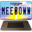 Meeooww Mississippi State License Plate Tag Magnet M-6597