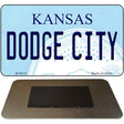 Dodge City Kansas State License Plate Tag Novelty Magnet M-6614