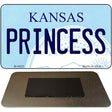 Princess Kansas State License Plate Tag Novelty Magnet M-6625