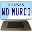 No Murci Kansas State License Plate Tag Novelty Magnet M-6641