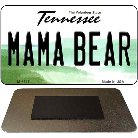 Mama Bear Tennessee State License Plate Tag Magnet M-6647