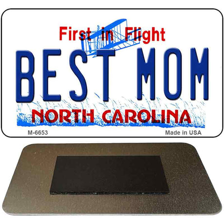 Best Mom North Carolina State License Plate Tag Magnet M-6653