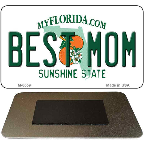 Best Mom Florida State License Plate Tag Magnet M-6659