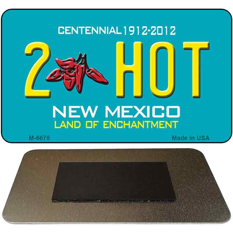 2 Hot New Mexico Novelty Magnet M-6676