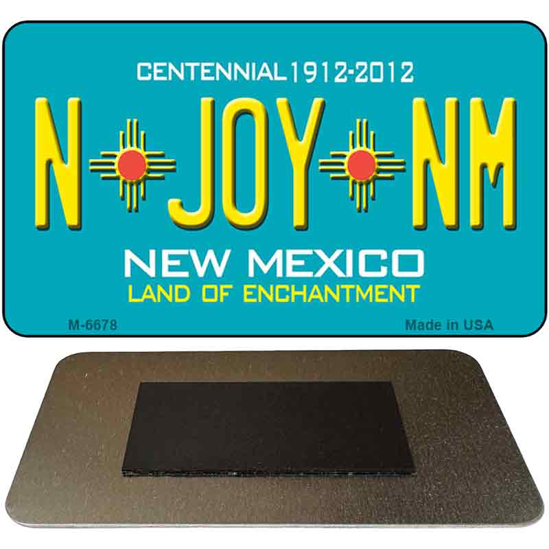 N Joy NM New Mexico Novelty Magnet M-6678