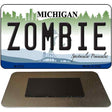 Zombie Michigan State License Plate Tag Novelty Magnet M-6702