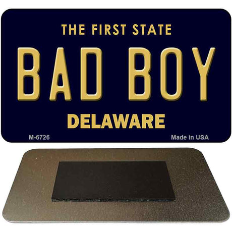 Bad Boy Delaware State License Plate Tag Magnet M-6726