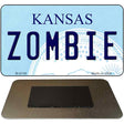 Zombie Kansas State License Plate Tag Novelty Magnet M-6748