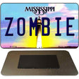 Zombie Mississippi State License Plate Tag Magnet M-6750