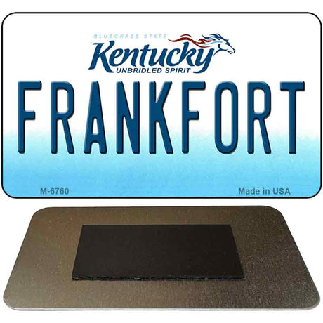 Frankfort Kentucky State License Plate Tag Novelty Magnet M-6760