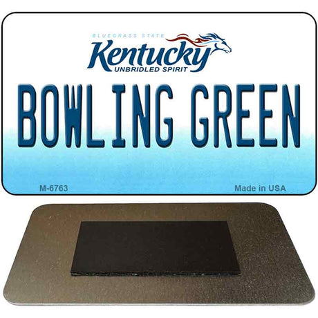 Bowling Green Kentucky State License Plate Tag Novelty Magnet M-6763