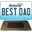 Best Dad Kentucky State License Plate Tag Novelty Magnet M-6770