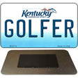 Golfer Kentucky State License Plate Tag Novelty Magnet M-6774