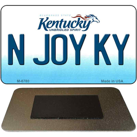 N Joy KY Kentucky State License Plate Tag Novelty Magnet M-6780