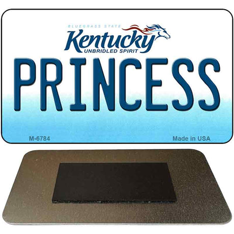 Princess Kentucky State License Plate Tag Novelty Magnet M-6784